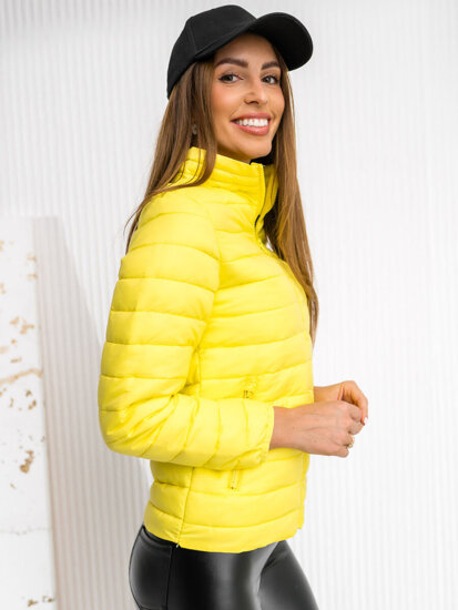 Women's Quilted Lightweight Jacket Yellow Bolf 1141