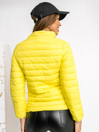 Women's Quilted Lightweight Jacket Yellow Bolf 1141