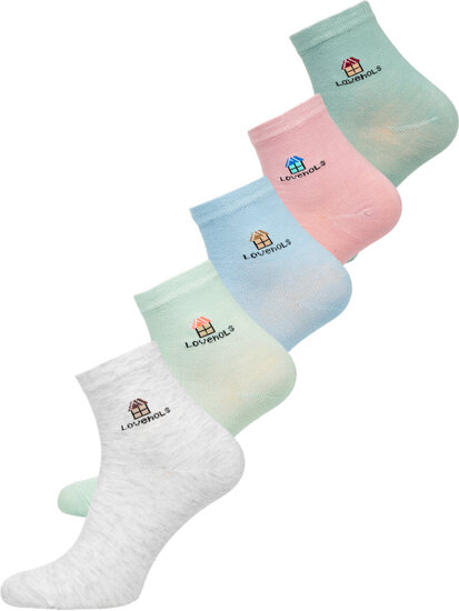 Women's Socks Multicolour Bolf DM66058-5P 5 PACK