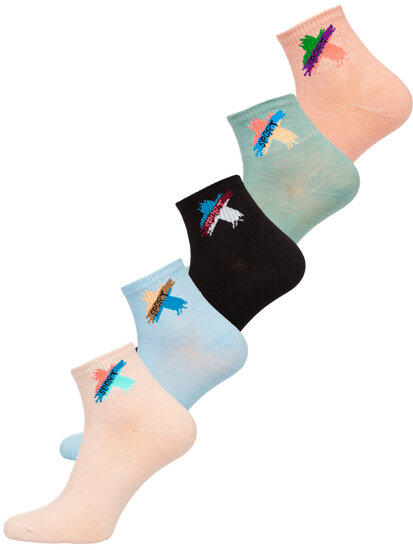 Women's Socks Multicolour Bolf NY0020-5P 5 PACK