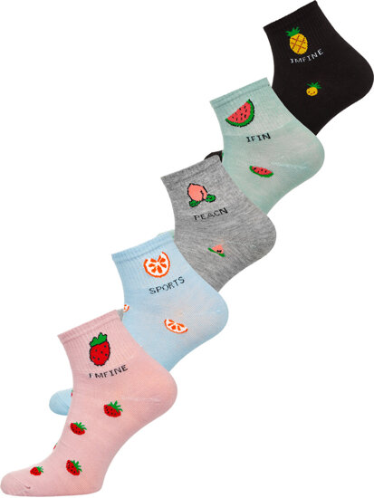 Women's Socks Multicolour Bolf NY0032-5P 5 PACK