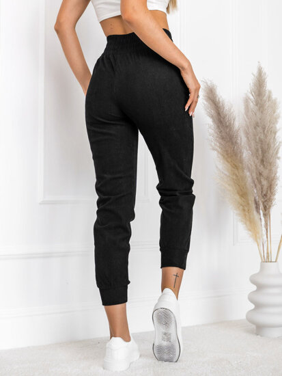 Women’s Striped Sweatpants Black Bolf W7855