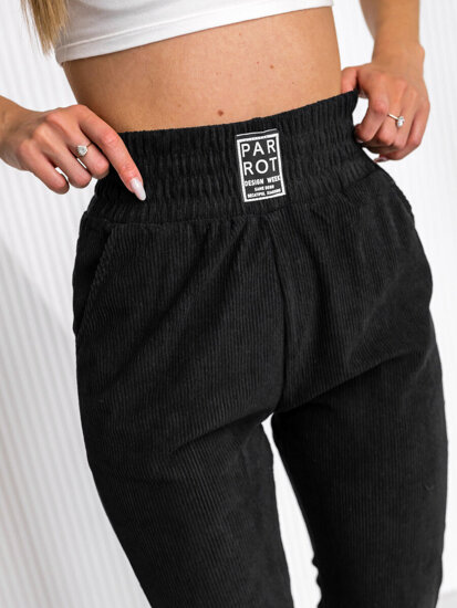 Women’s Striped Sweatpants Black Bolf W7858