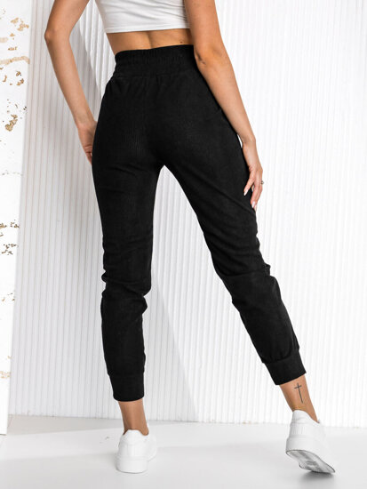 Women’s Striped Sweatpants Black Bolf W7863