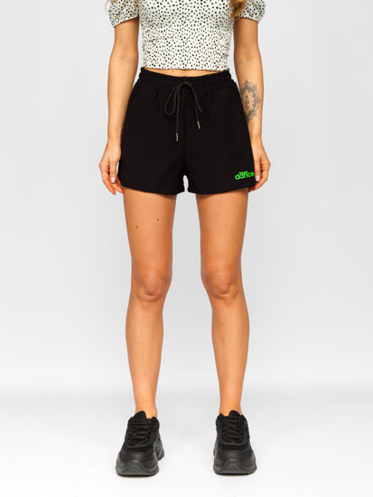 Women's Sweat Shorts Black Bolf HA22