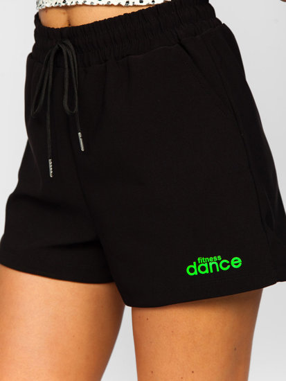 Women's Sweat Shorts Black Bolf HA22