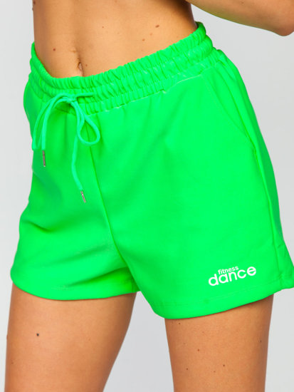 Women's Sweat Shorts Green Bolf HA22