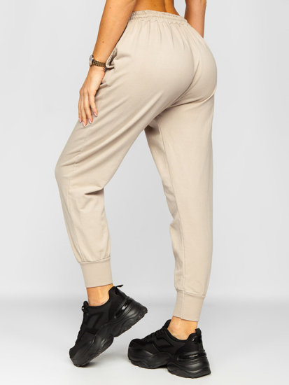 Women's Sweatpants Beige Bolf 0011