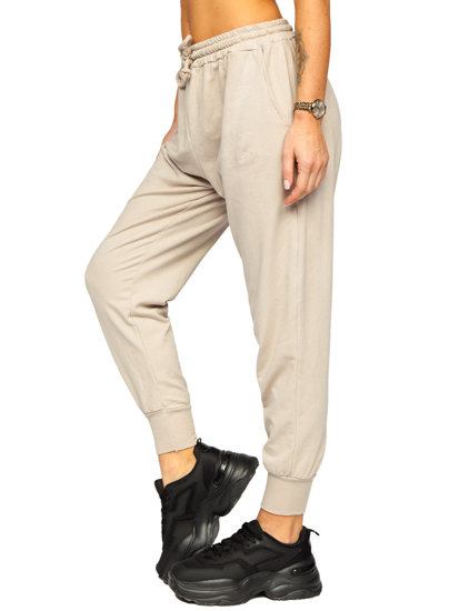 Women's Sweatpants Beige Bolf 0011