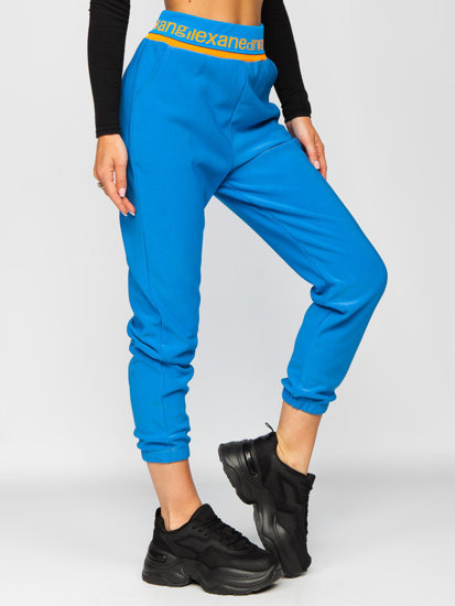 Women's Sweatpants Blue Bolf H1007A