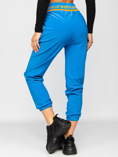 Women's Sweatpants Blue Bolf H1007A