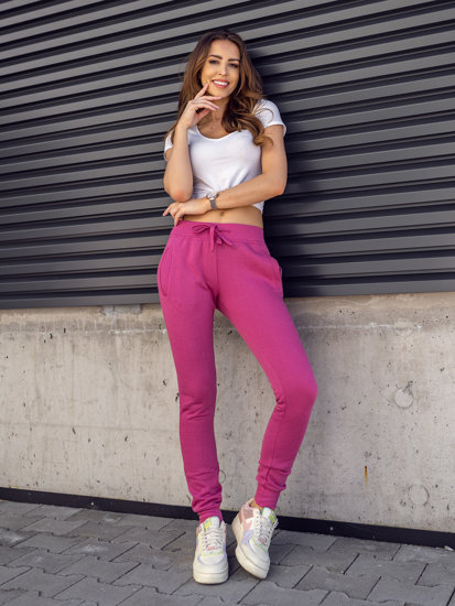 Women's Sweatpants Dark Pink Bolf CK-01B