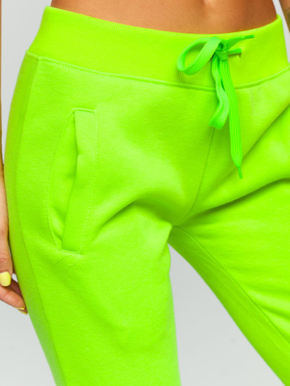 Women's Sweatpants Green-Neon Bolf CK-01