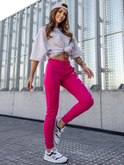 Women's Sweatpants Dark Pink Bolf CK-01 PINK