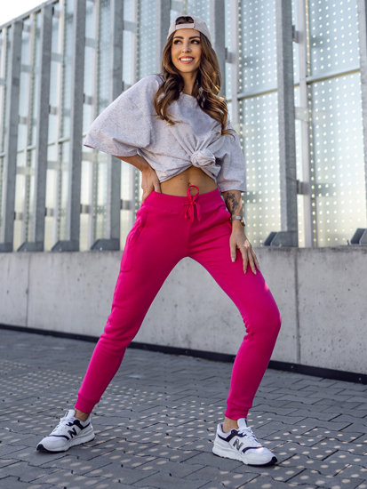 Women's Sweatpants Pink Bolf CK-01-19B