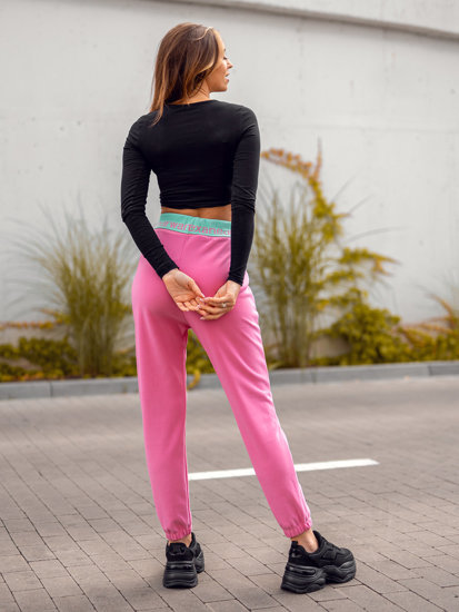 Women's Sweatpants Pink Bolf H1007