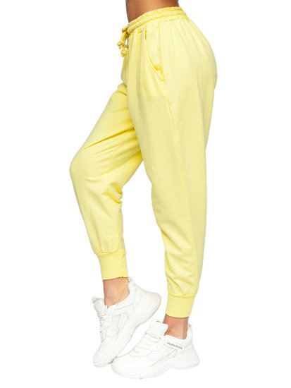 Women's Sweatpants Yellow Bolf 0011