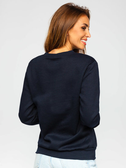 Women's Sweatshirt Navy Blue Bolf W01