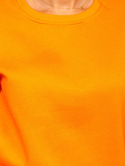 Women's Sweatshirt Orange Bolf W01