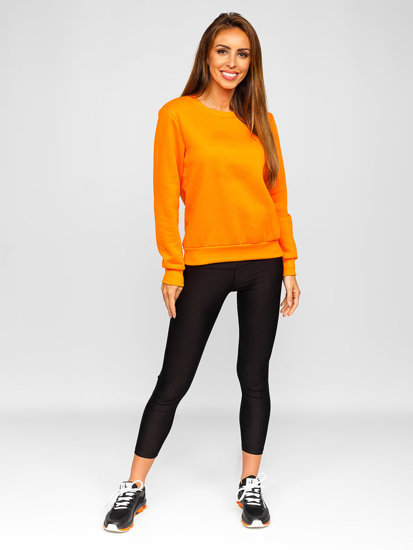 Women's Sweatshirt Orange Bolf W01