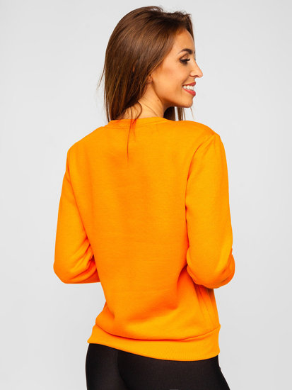 Women's Sweatshirt Orange Bolf W01