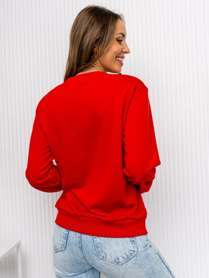 Women's Sweatshirt Red Bolf WB11002