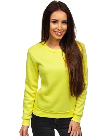 Women's Sweatshirt Yellow Bolf W01