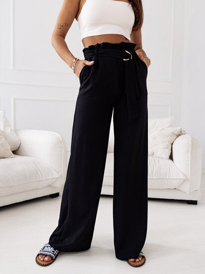 Women’s Textile Pants Black Bolf 8265