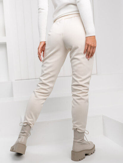 Women's Textile Pants Ecru Bolf 57612