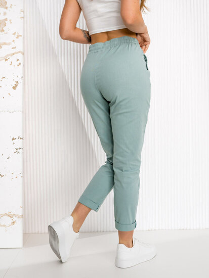 Women’s Textile Pants Mint Bolf W7832