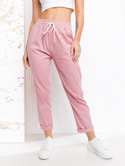 Women’s Textile Pants Pink Bolf W7832