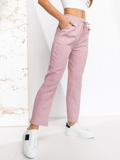 Women’s Textile Pants Pink Bolf W7962