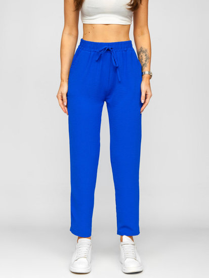 Women's Textile Pants Royal blue Bolf W7325