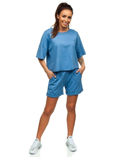 Women's Tracksuit Sky Blue Bolf 6256