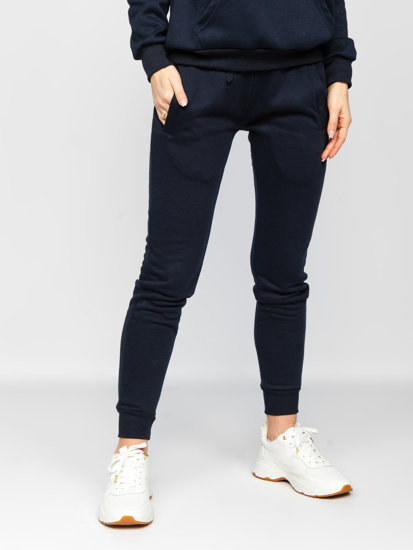 Women's Tracksuit with Hood Navy Blue Bolf 0002