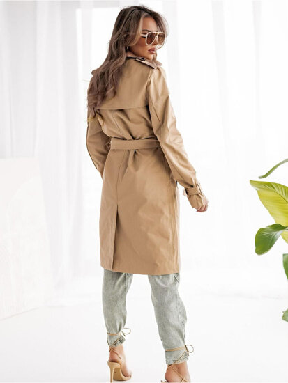 Women’s Trench Coat Beige Bolf DF7901