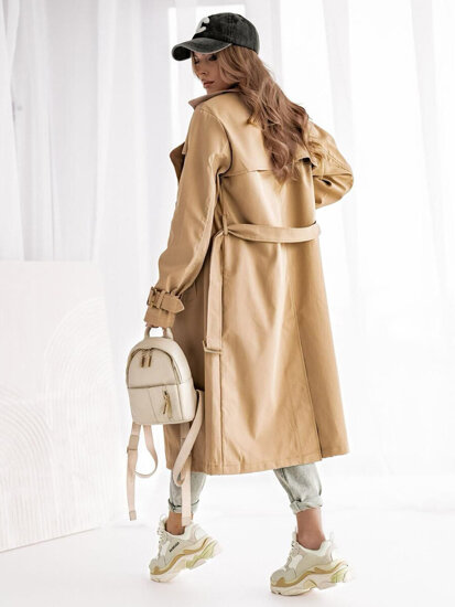 Women’s Trench Coat Beige Bolf DF7901