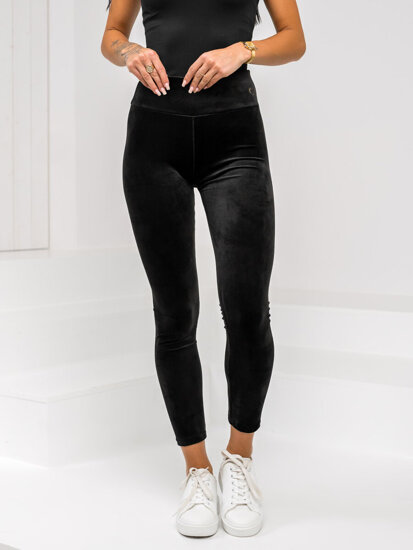 Women’s Velour Leggings Black Bolf W5231