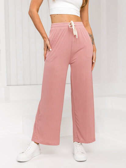 Women’s Wide Leg Pants Pink Bolf W7955