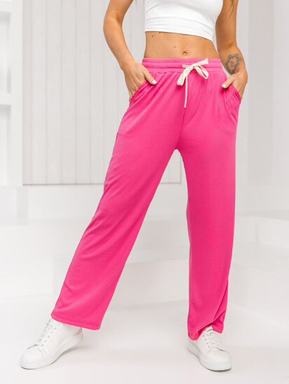 Women’s Wide Leg Pants Pink Bolf W7958