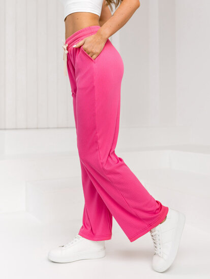 Women’s Wide Leg Pants Pink Bolf W7958