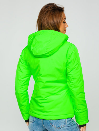 Women's Winer Down Jacket Green-Neon Bolf HH012A