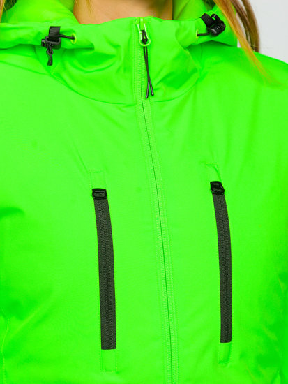 Women's Winer Down Jacket Green-Neon Bolf HH012A