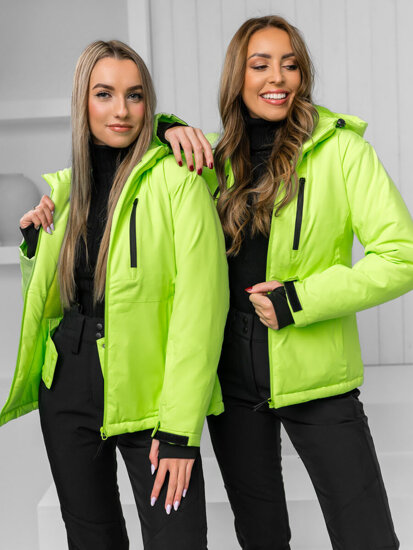 Women's Winter Jacket Green-Neon Bolf HH012B