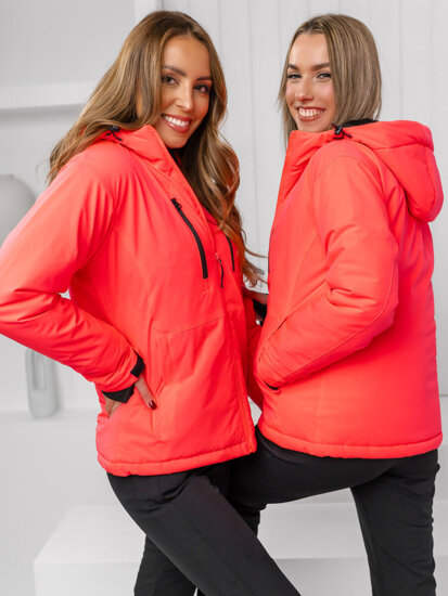 Women's Winter Jacket Pink-Neon Bolf HH012B