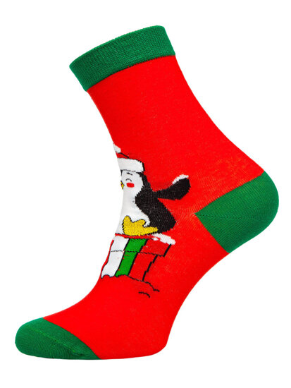 Women's X-mas Socks Multicolour Bolf M798-4P 4 PACK