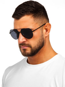 Aviator Sunglasses Black 7002