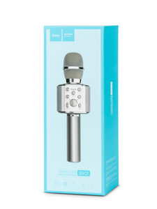 Karaoke Microphone Bluetooth Silver BK3