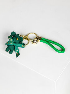 Key Fob Teddy Bear Green Bolf TT403-1