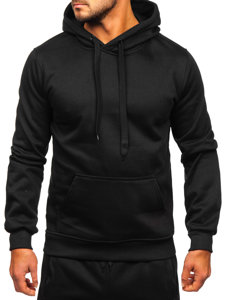 Men's 2-piece Tracksuit with a Hood Black Bolf C10381